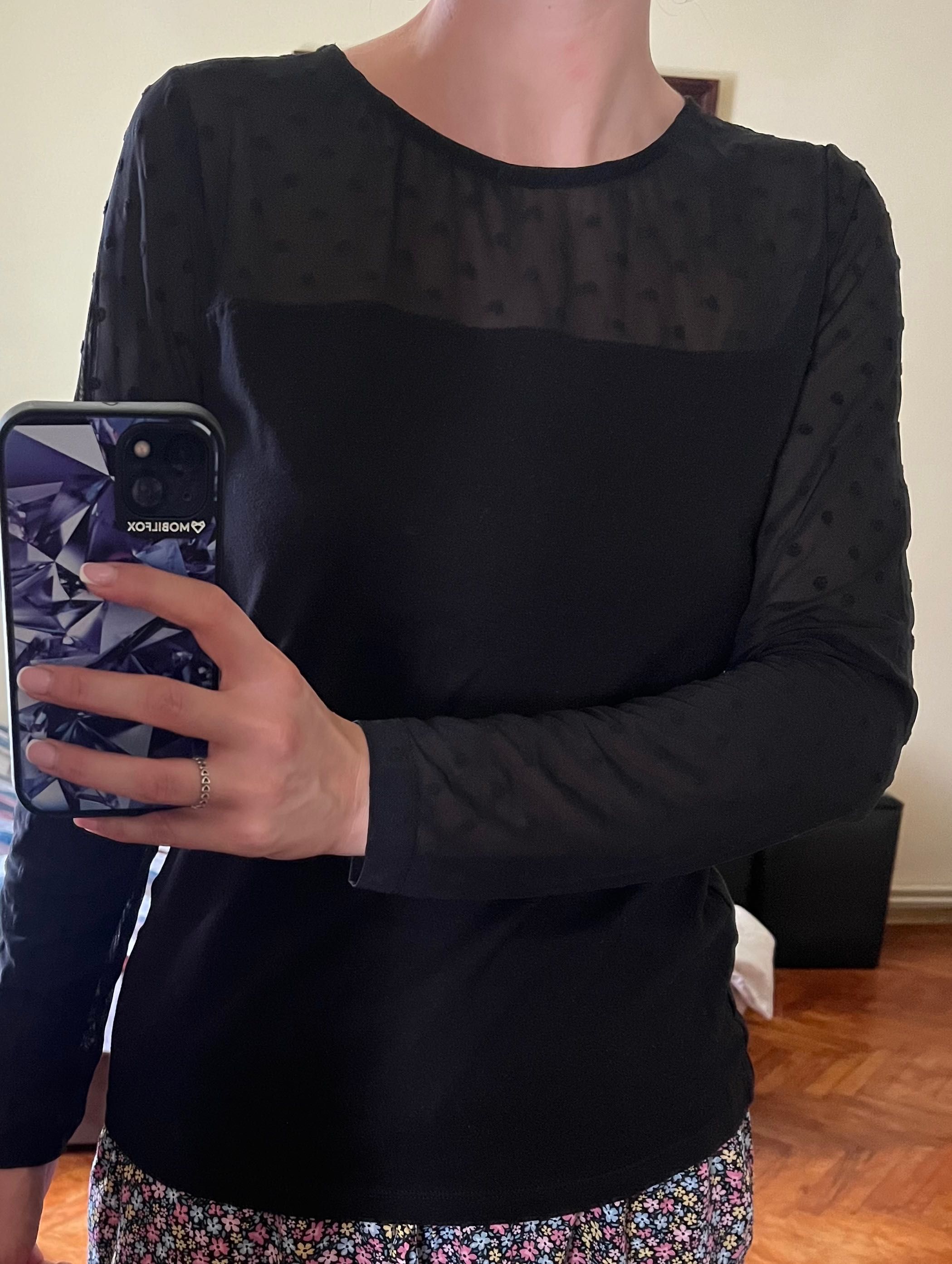 Bluza neagră H&m dama