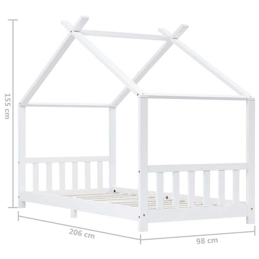 Детско легло Монтесори , Избор на цвят , бор масив, 90х200 см