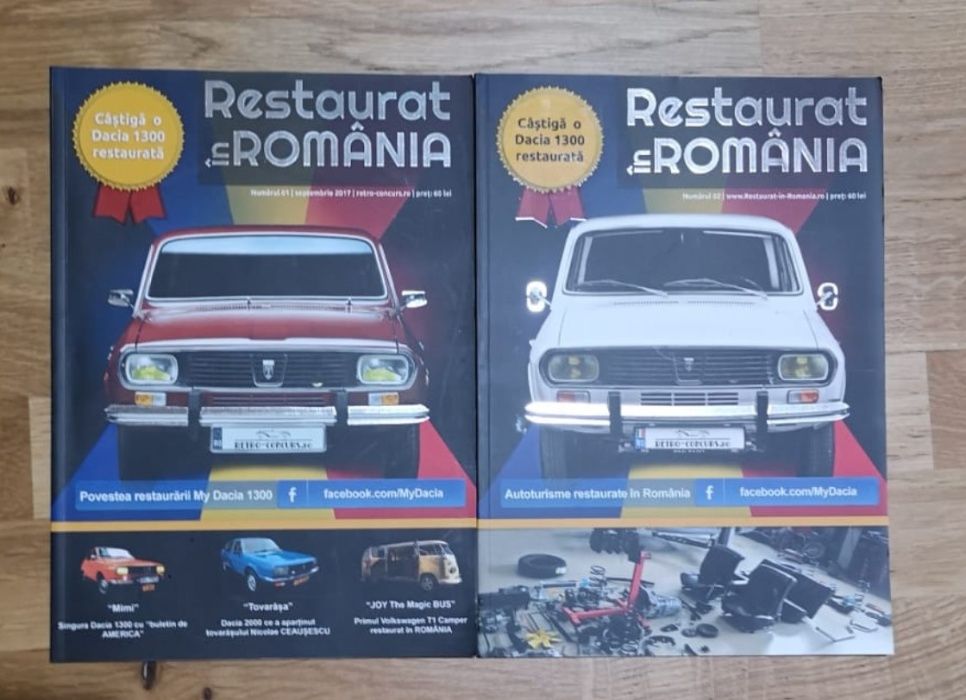 Revista Restaurat in Romania, nr 1 si nr 2, stare excelenta