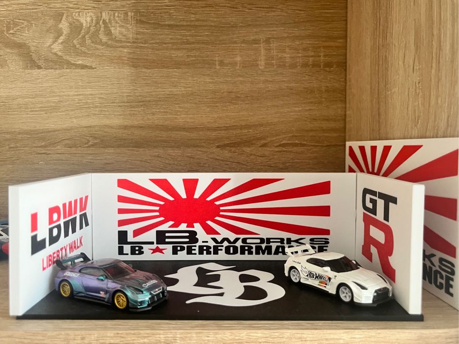3D принтирани диорами за Hot wheels/Matchbox/Majorette и други 1:64