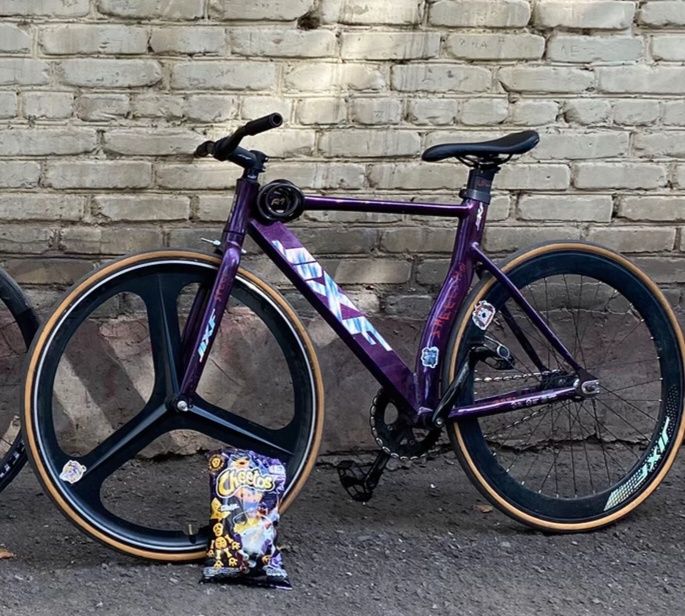 Продам велосипед fixed gear jixf at 8 фиолетовый