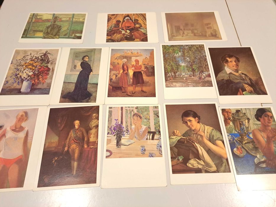 Репродукции - картички Третяковская галерия и Ермитаж