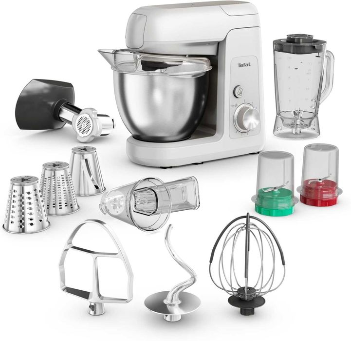 НОВ Планетарен Миксер Кухненски Робот TEFAL Bake Partner QB5258 1100W