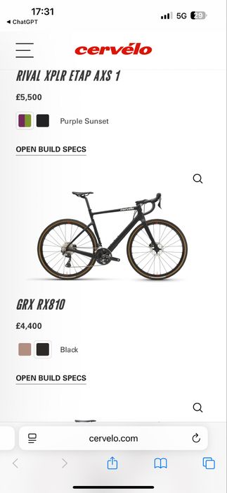 Cervélo Áspero 2023 GRX Carbon