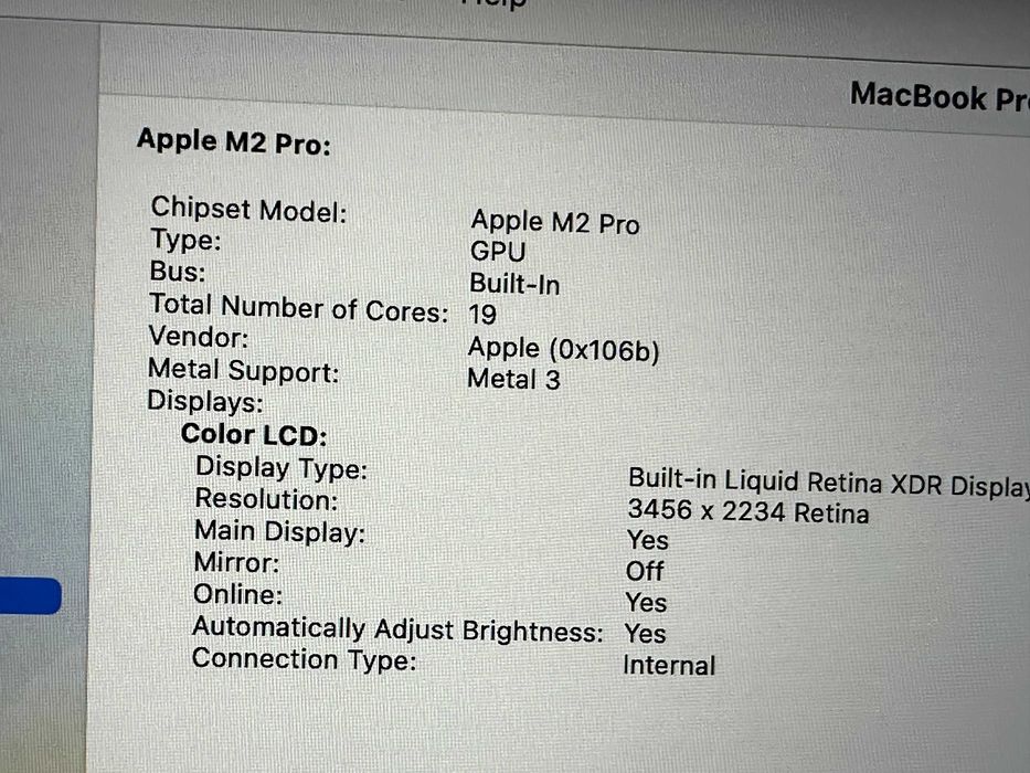 Apple Macbook Pro A2780 M2 ПРО 32GB / 512GB  16 инча 2023 г