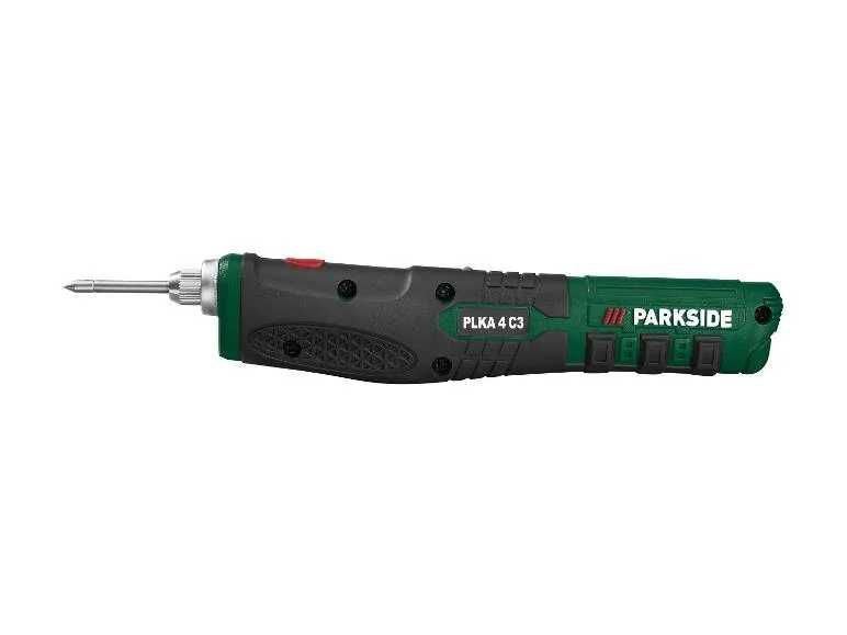 PARKSIDE акумулаторен поялник PLKA 4 C3,4V, със стойка