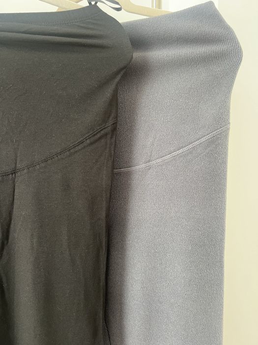 Нови комплект от 2 клин за бременни H&M сия и черен