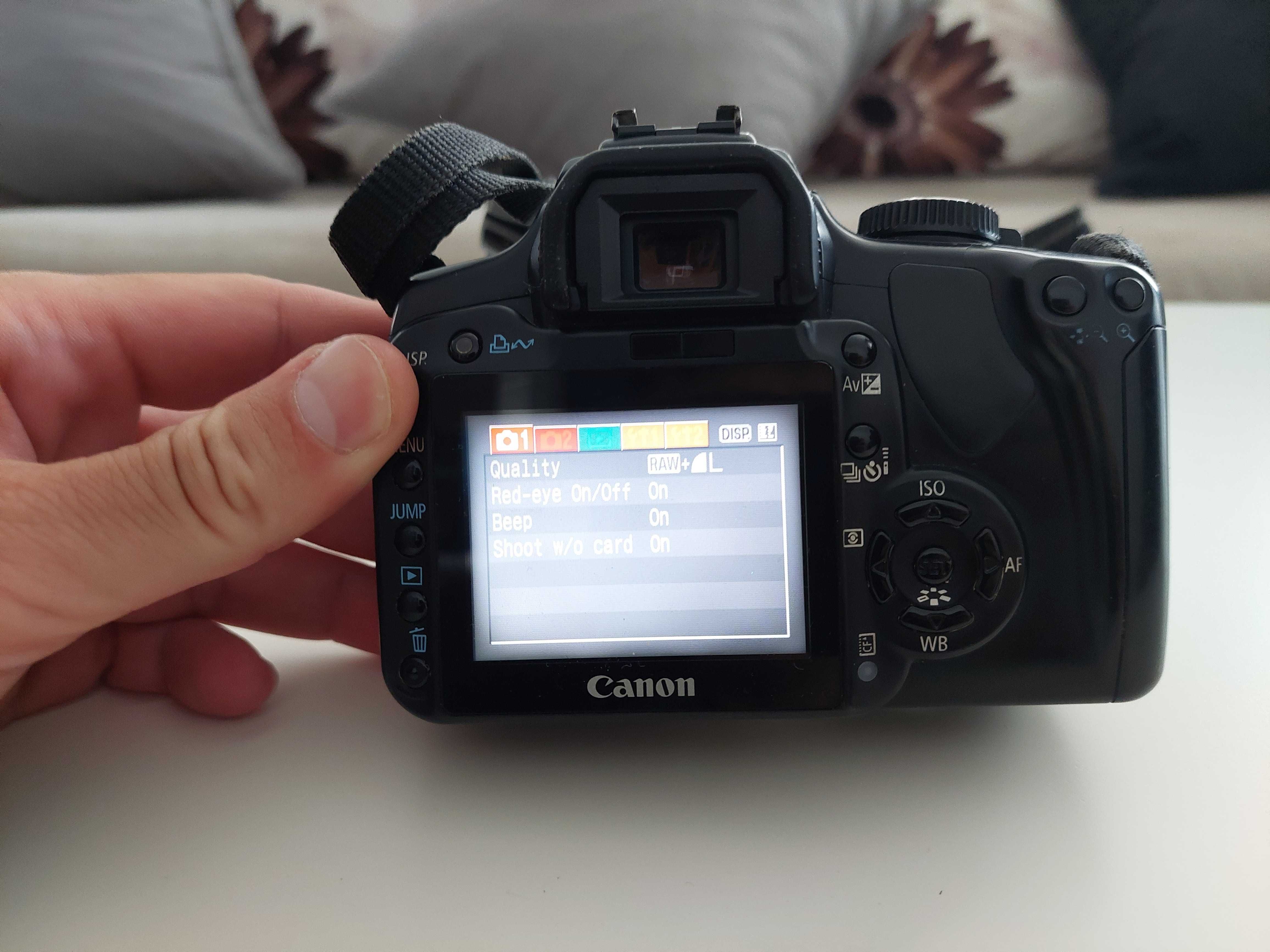 Canon 400D Body+Obiectiv+Baterie+Card+Geanta