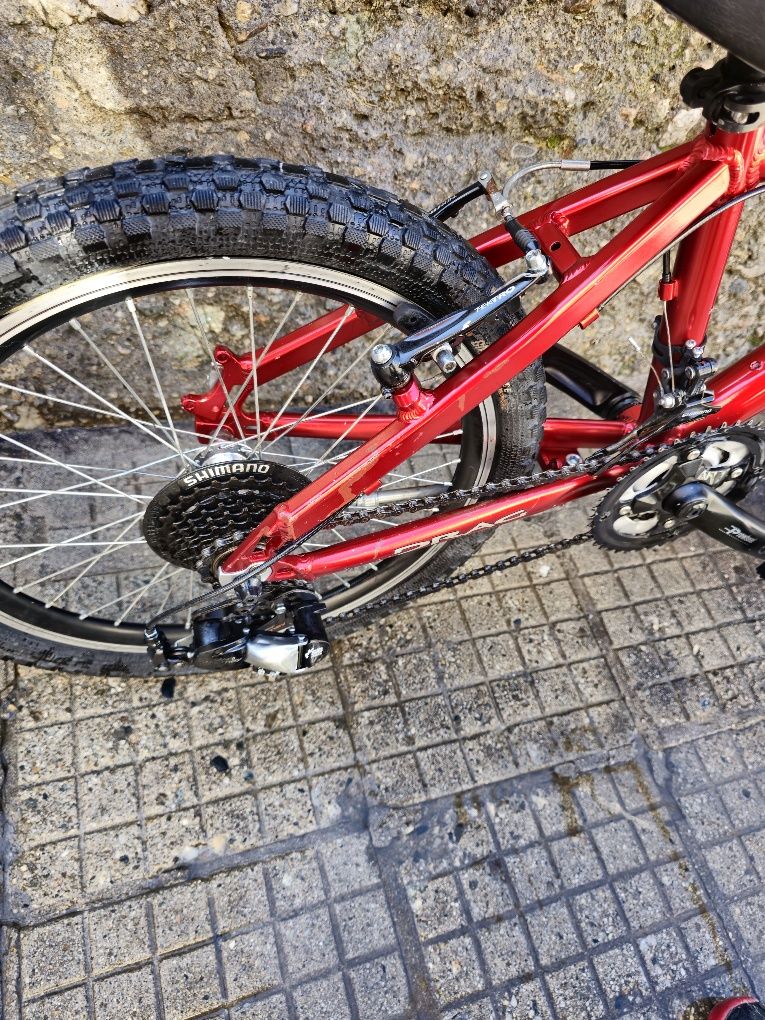 Алуминиев Детски велосипед Drag 20 цола 3х7 скорости палцови команди