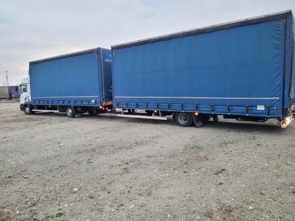 Remorca tandem volum  1 axa ,4500 kg