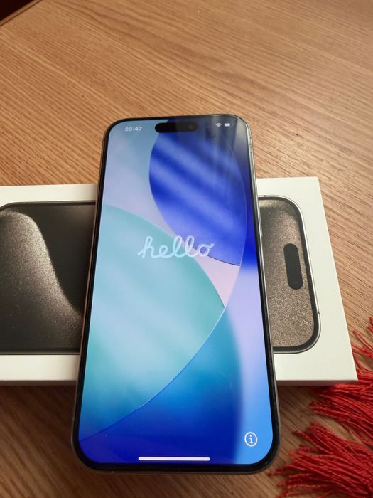 Iphone 15 PRO Natural Titanium