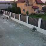 Garduri și porți stil jaluzea, sipca metalica, tabla cutata