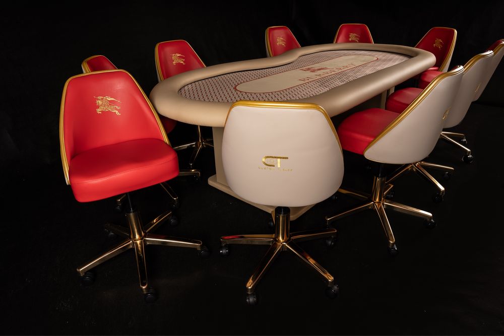 Masa Poker Scaune Poker Jetoane Poker full set CustomTables.eu