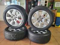 Jante 5x112 cu Anvelope 225/55R16 vara