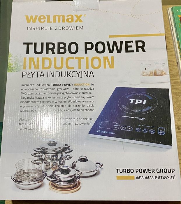 Индукционен котлон Turbo power induction на Welmax
