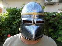 Coif de turnir, armura medievala cavaler marime naturala
