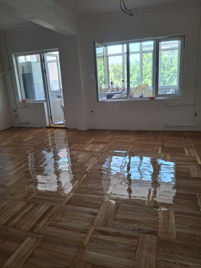 Шлифовка пол паркет