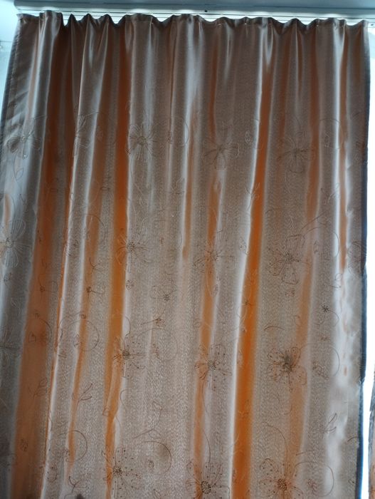 Set draperie și perdea crem