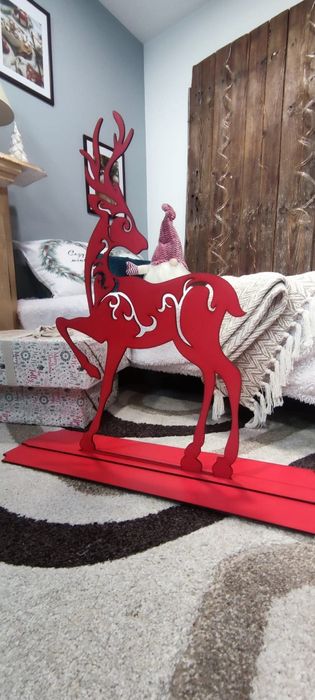 Коледни елени, самостоялно стоящи