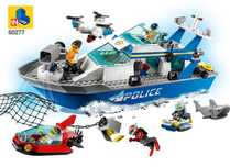 NOU TIP brand L Nava Barca plutitoare politie politiei 60277 276pcs