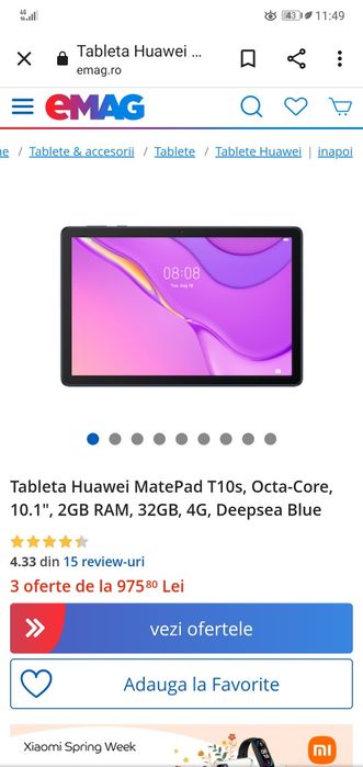 Tableta huawei matepad t10s - husa CADOU