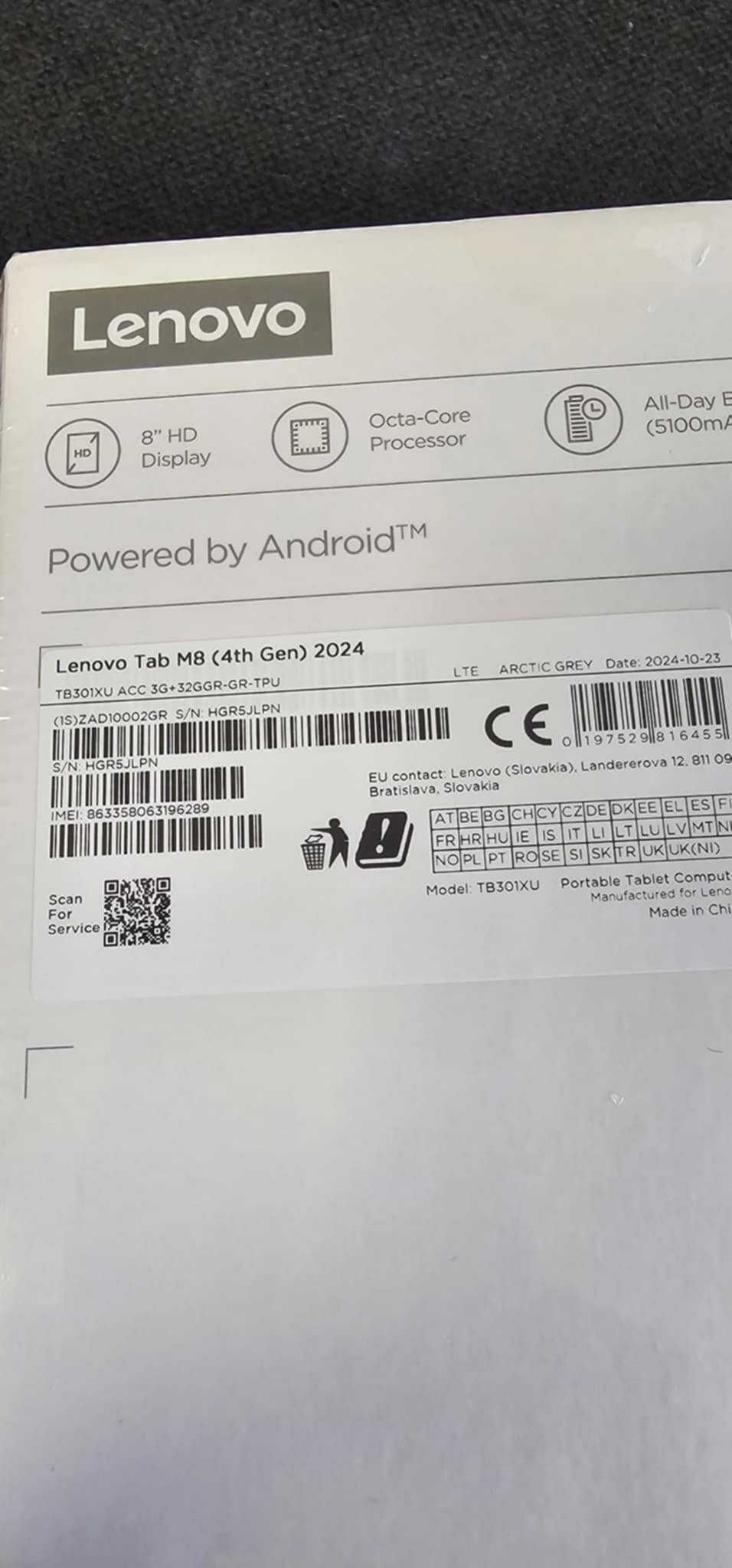 Таблет Lenovo Tab M8