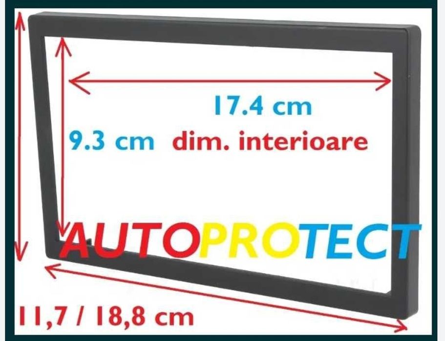 Rama dedicata Renault Megane pentru aparate cu ecran 7 inch 2DIN MP5
