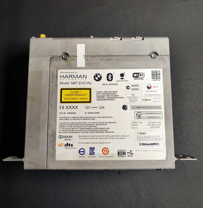 Navigatie BMW NBT EVO B210 HW 2.2 APIX 2, FM, DAB, 4GB - G Series