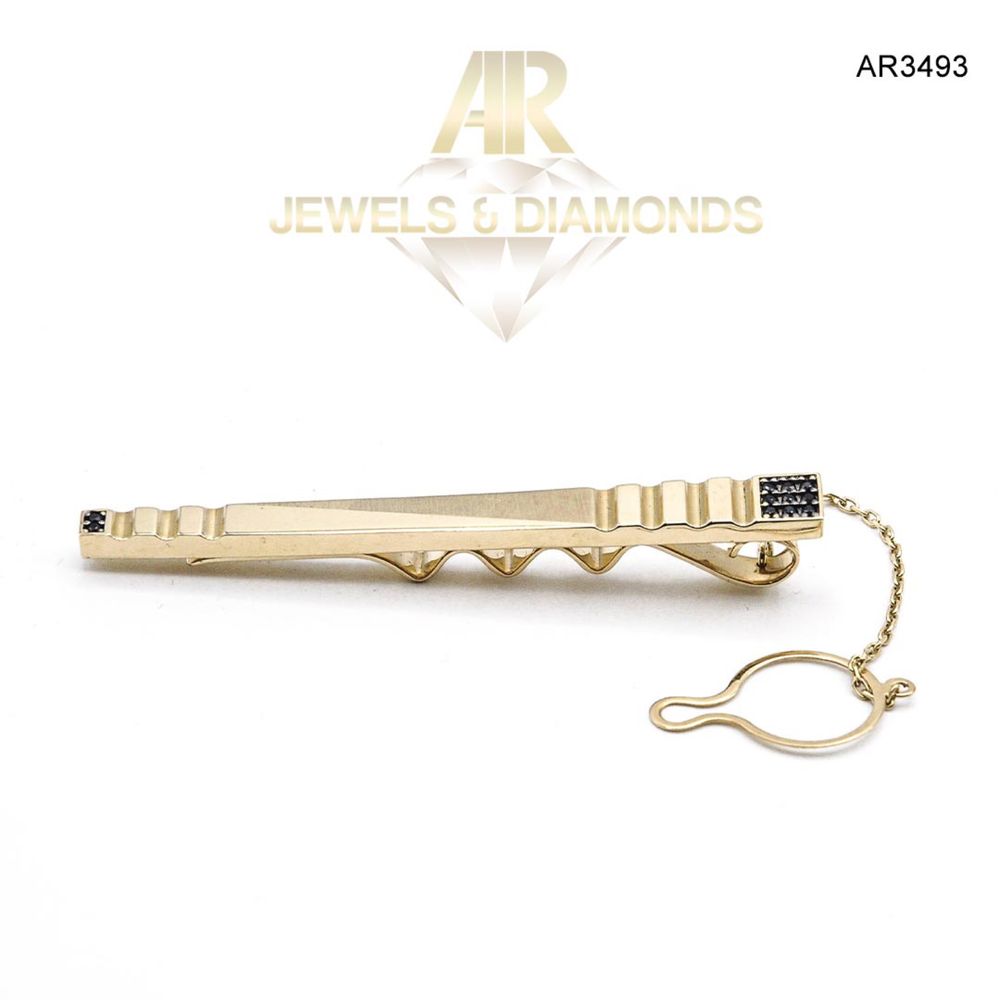 Ac de Cravata din Aur 14k model nou deosebit ARJEWELS(AR3493)