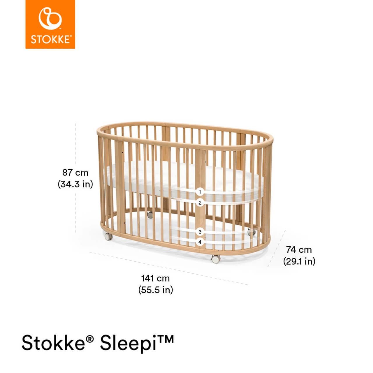 Детско легло Stokke Sleepi 0-10г възраст