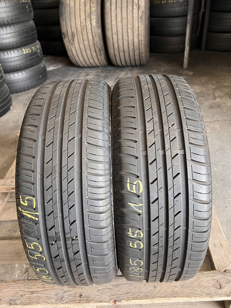 2 anvelope vara 185/55/15 , Bridgestone , 6.7 mm !