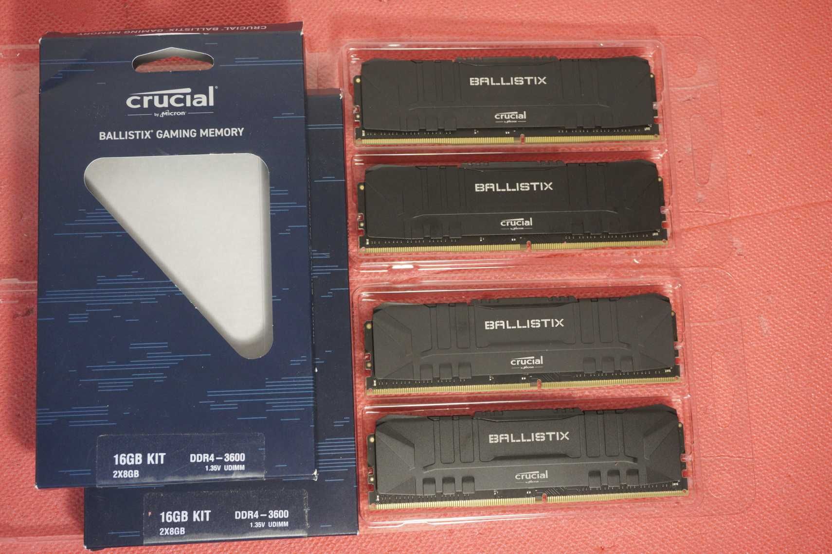 16GB (2x8) опция 4x8(32GB)/ DDR4 RAM Crucial Balistix 3600/16 вкл ДДС