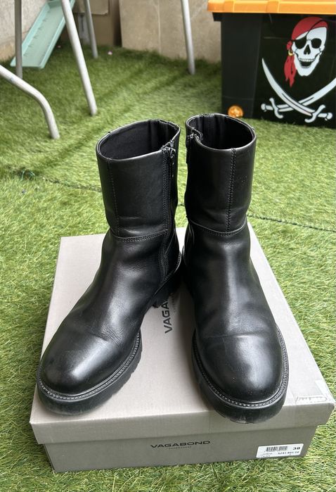Кожени високи боти Vagabond Shoemakers черни