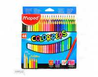 maped цветные карандаши 48 цветов