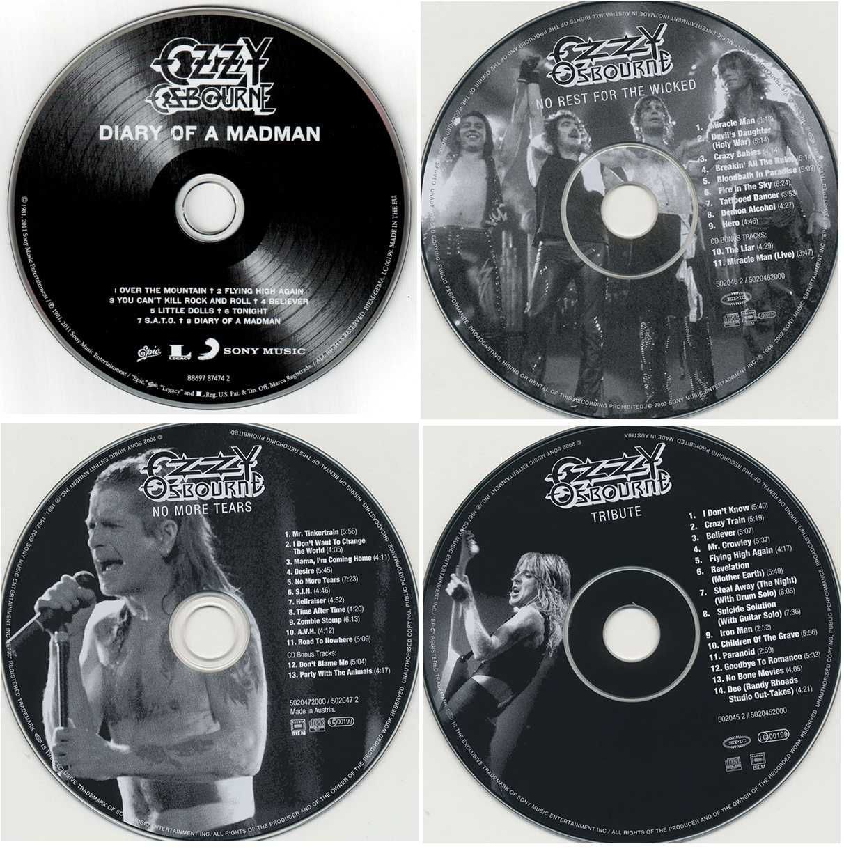 Ozzy Osbourne - Discografie Colectie CD