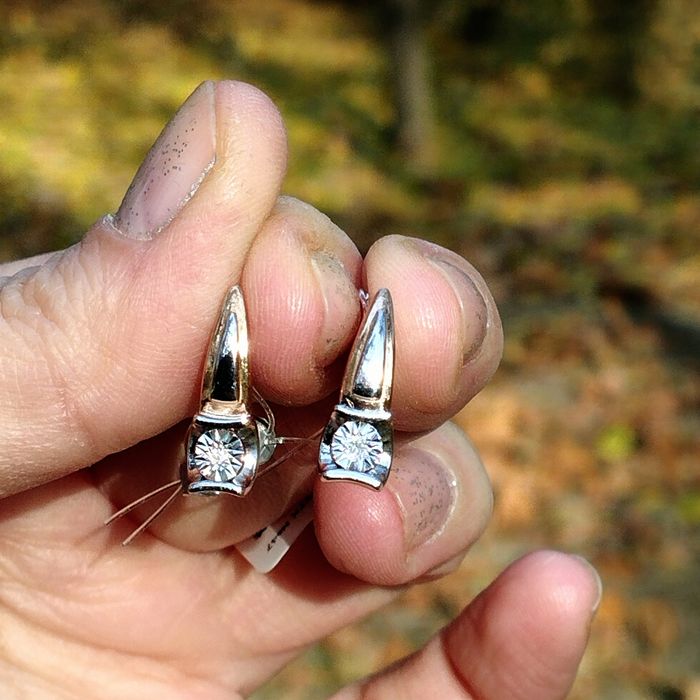 Серьги с бриллиантами