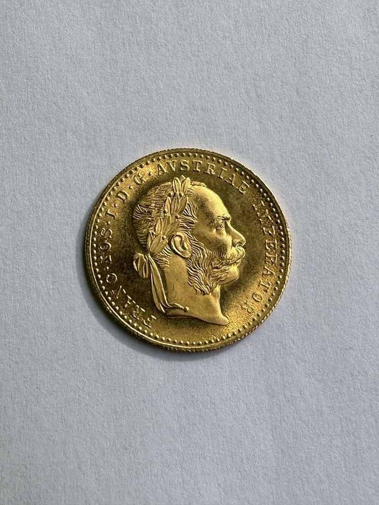 Vând Monede aur-Franz Joseph-1915-Galben mic: 3.49 grame moneda.