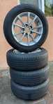 ( Roți )Jante Aluminiu BMW R16 + anvelope Good Year  vară 6mm