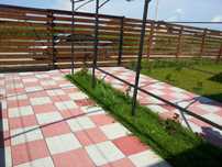 Dale pentru curte si gradina pavaje pavele - model 40x40 SIMPLU