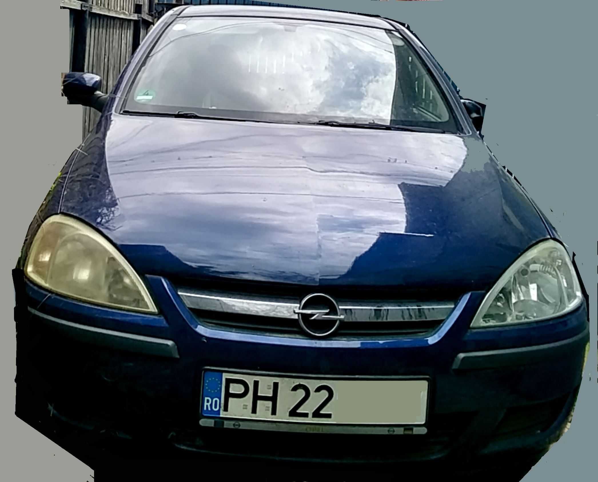 Opel Corsa C 1.0, Euro 4, 2005, 4 usi, AC, fara rugina functional benz