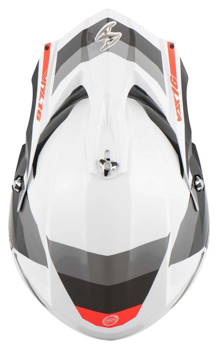 Мотокросс Каска SCORPION VX-16 EVO AIR SPECTRUM White-Silver L,XL,XL