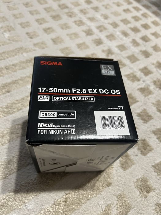 Sigma 17-50 f2.8 dc os hsm nikon mount
