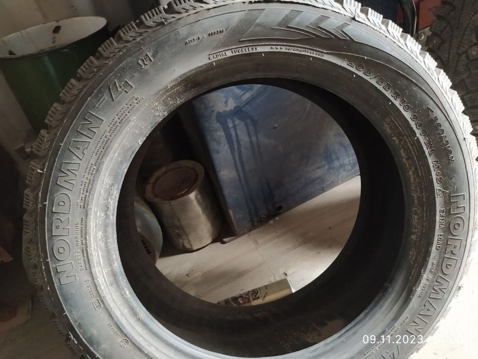 205/55/16 Нокиа нордмант 5 шип 1 балон