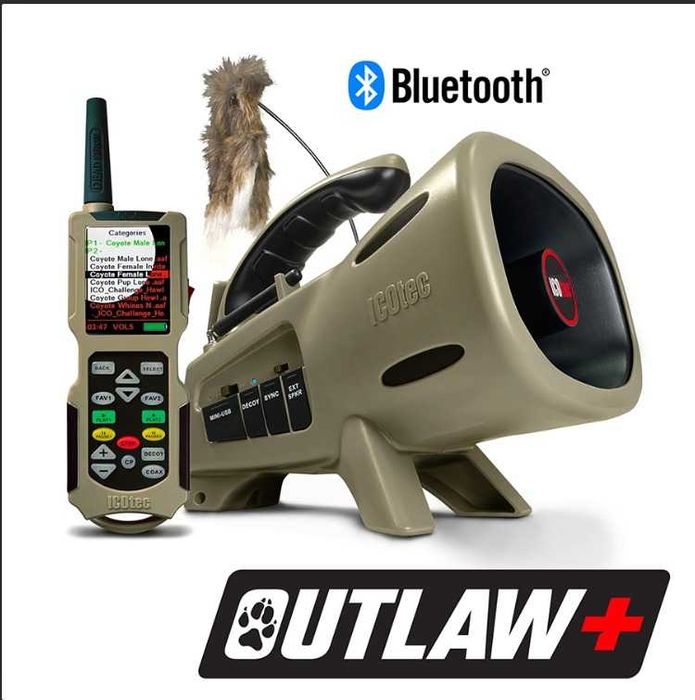 Chematoare ICOtec OUTLAW+, cu Bluetooth, telecomanda 165 sunete