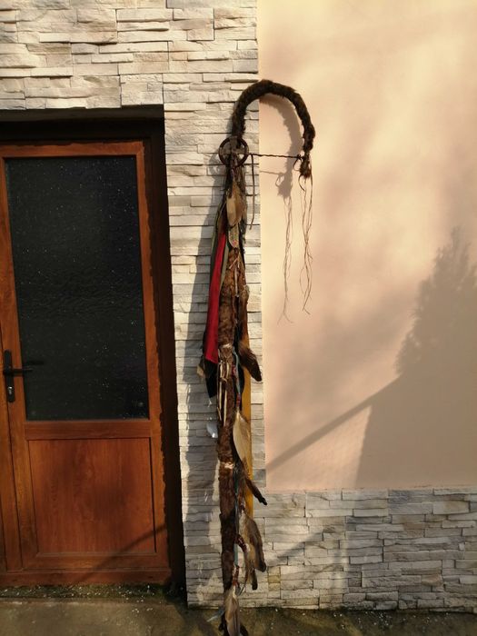 Toiag vechi de colectie, aspect tribal