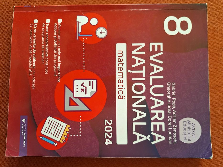 Matematica. Evaluarea Nationala 2023. Clasa a VIII-a, Gheorghe Iurea