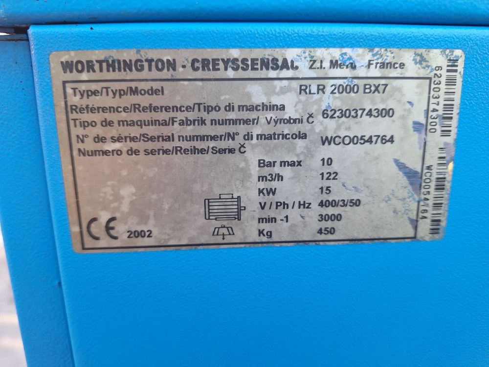 Винтов компресор Worthington RollAir 15kw
