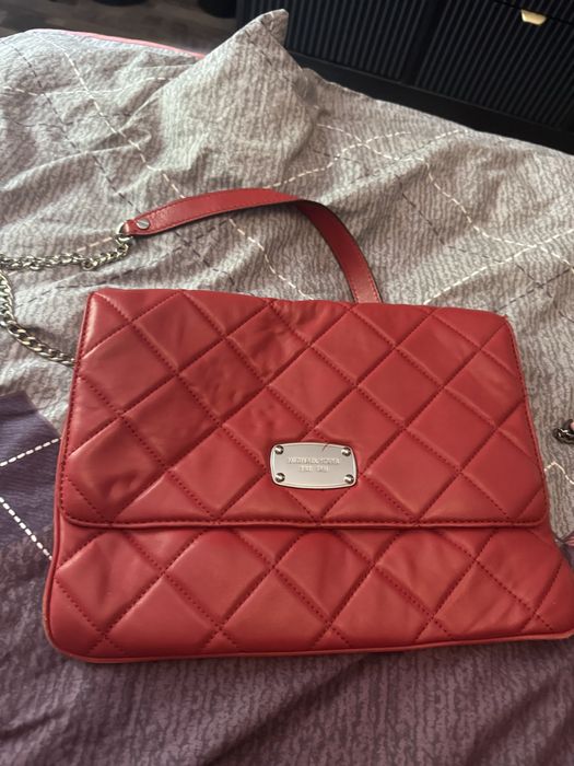 Кожена чанта Michael Kors
