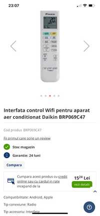 Interfata Wi-fi Daikin aer conditionat!