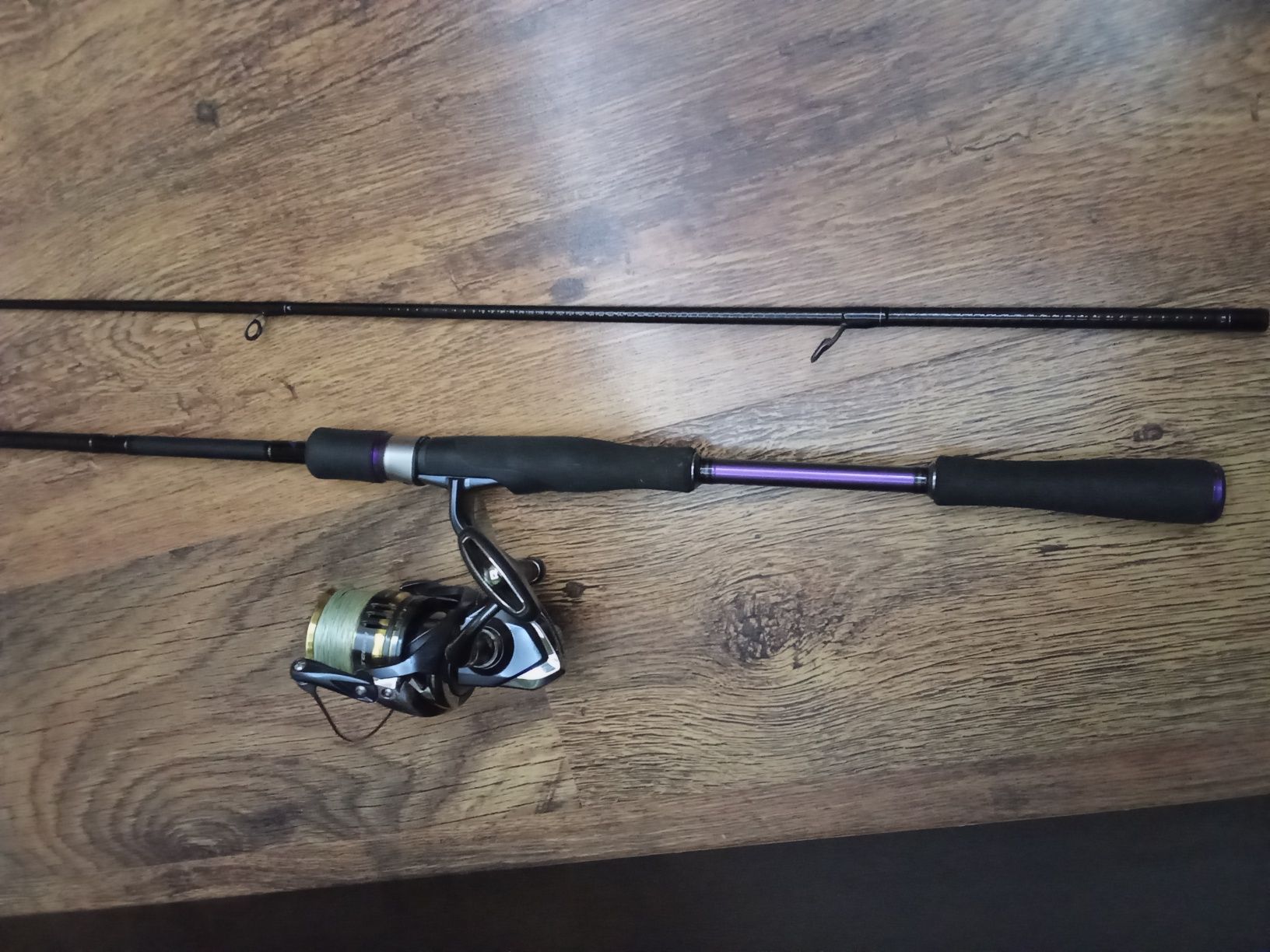 Спининг комплект за бяла риба и щука Shimano и Daiwa